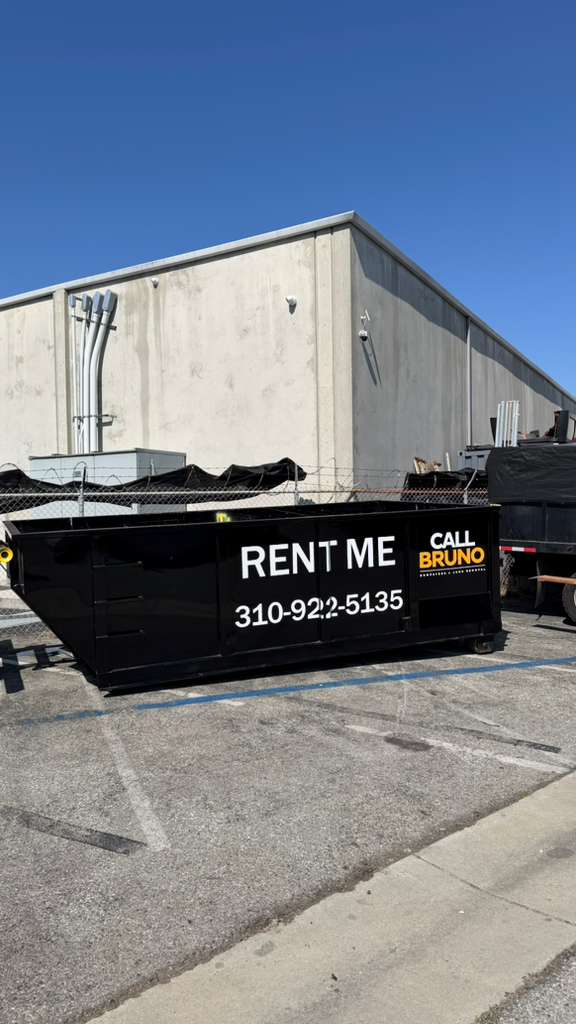 15 yard roll-off dumpster from Call Bruno